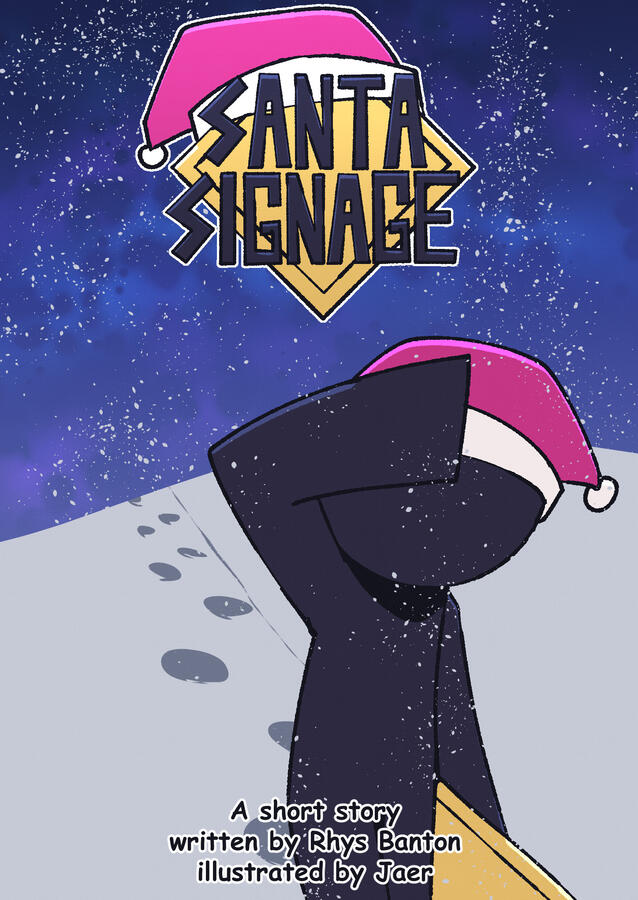Santa Signage